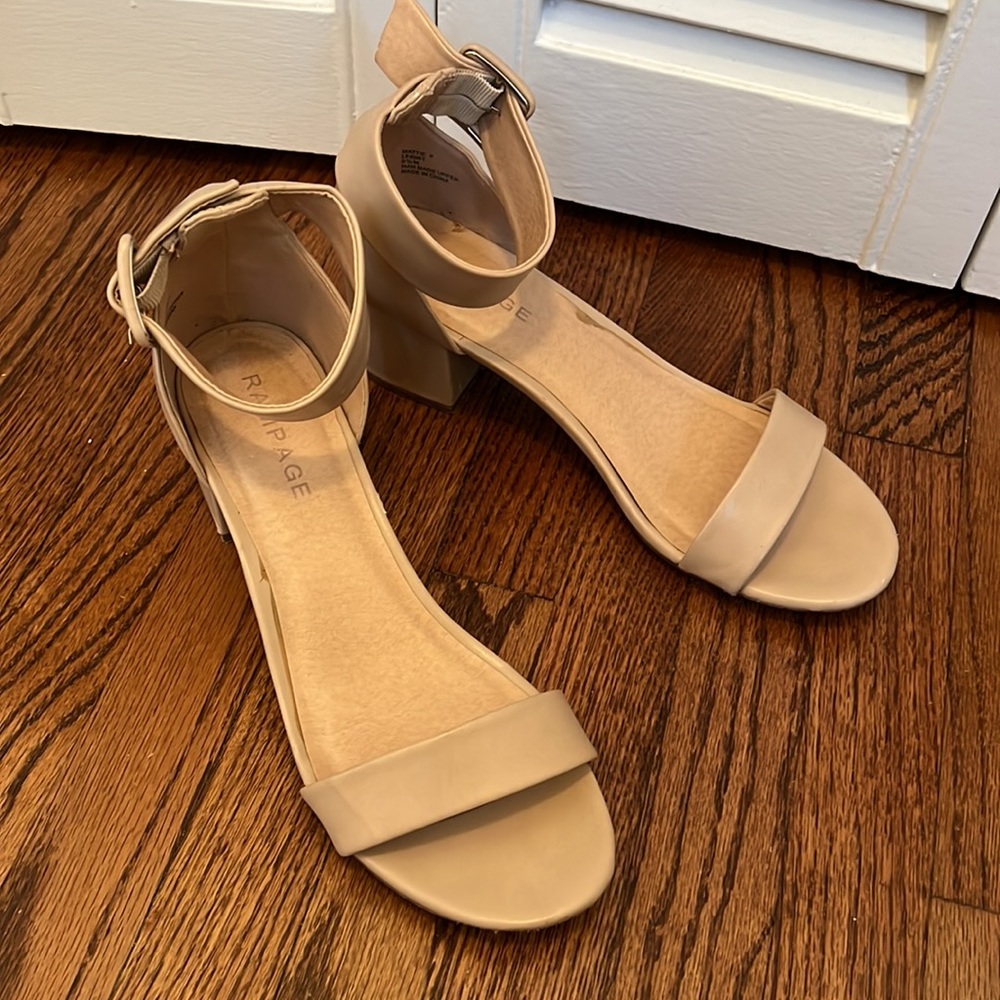 Rampage Tan Heels